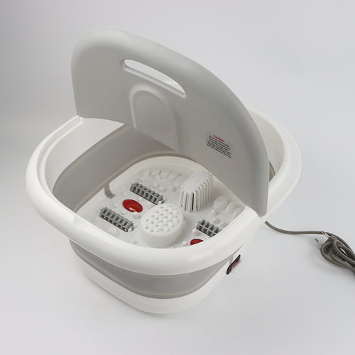 Baignoire pliable pour les pieds avec rouleaux de massage