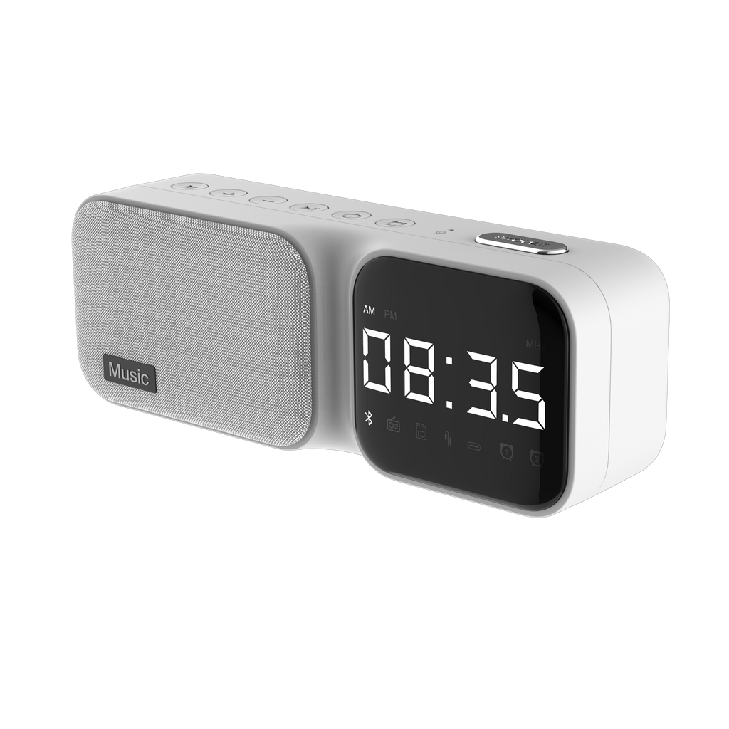 Haut-parleur avec horloge Led, et Réveil