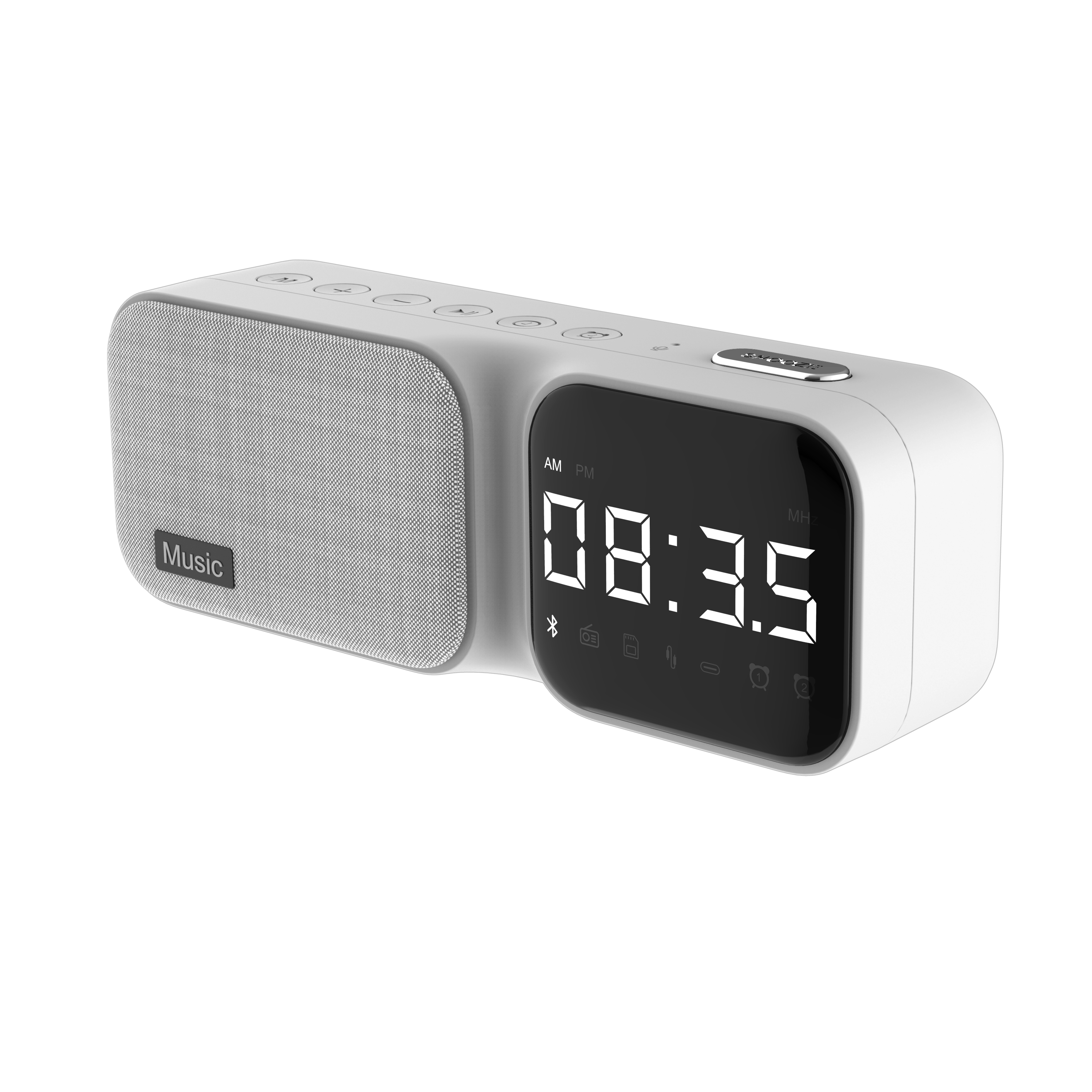 Haut-parleur avec horloge Led, et Réveil