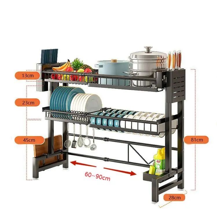 Égouttoir à vaisselle extensible sur évier