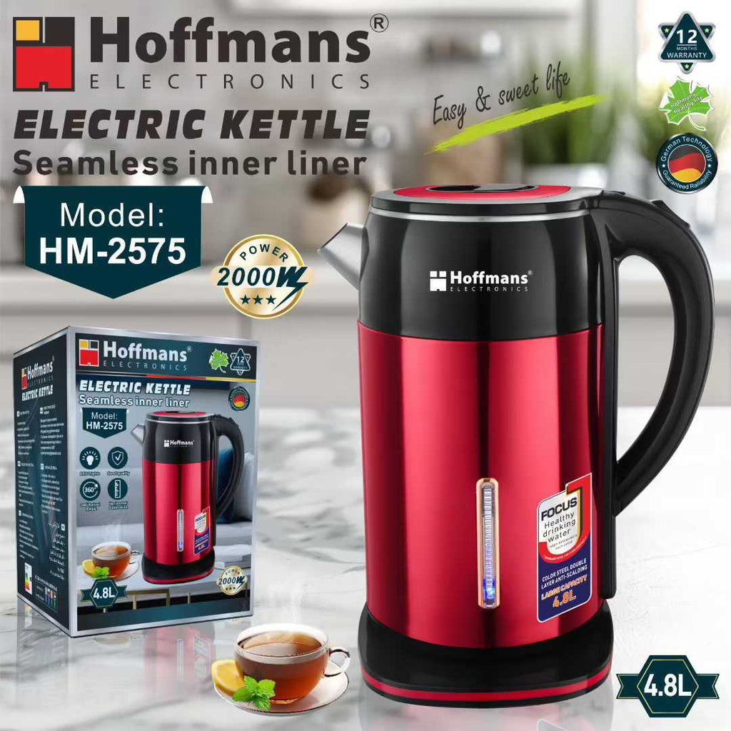 Bouilloire électrique de luxe Hoffmans 4,8 L