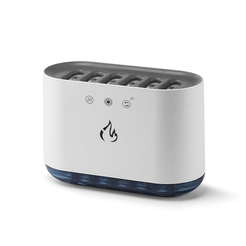 humidificateur d'air et diffuseur de parfum à brume fraîche et lumière romantique avec 6 embouts de pulvérisation