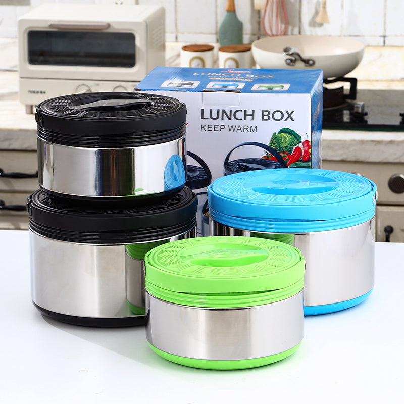 Ensemble de 3 marmites thermos en acier inoxydable