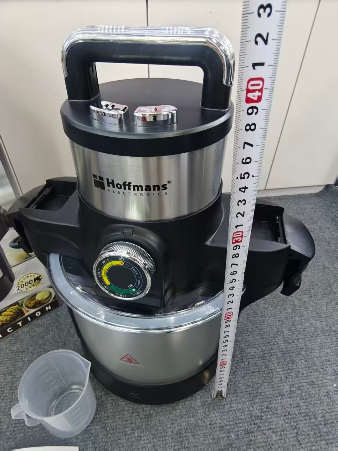 Robot culinaire multifonction Hoffmans HM-8866 - 8L, 2000W, Avec Système électronique pour machine à FUFU et cuisine Africaine