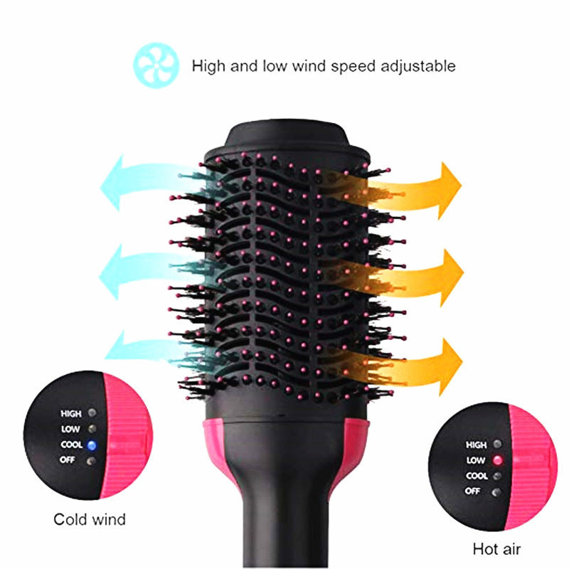 Brosse sèche-cheveux professionnelle 4-en-1
