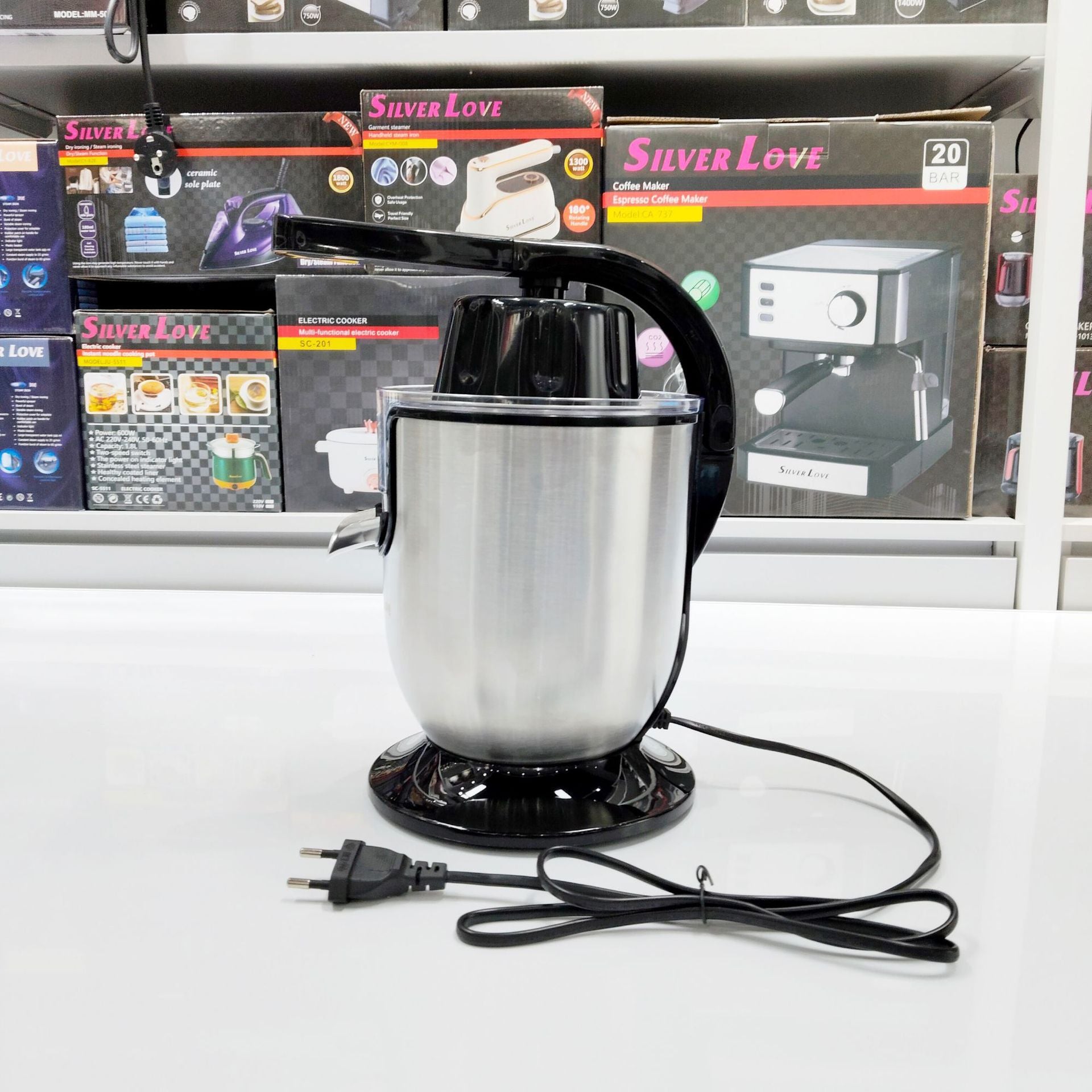Presse Jus SILVER LOVE en Acier Inoxydable