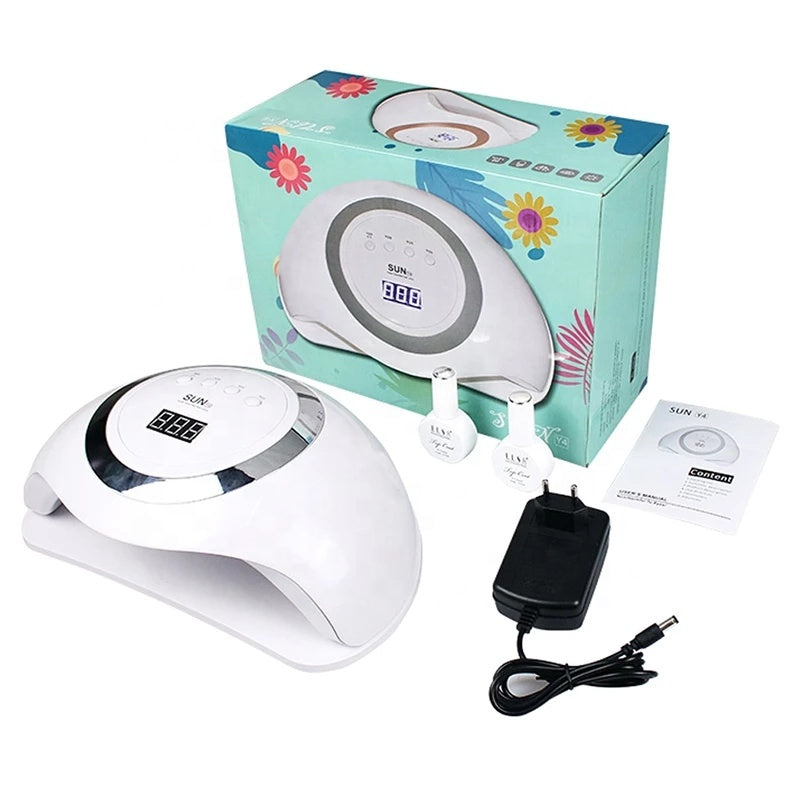 Sèche ongles haute puissance, 168W, séchage rapide, avec 60 led, Double main
